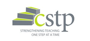 CSTP logo, Strengthening Teaching One Step at a Time.